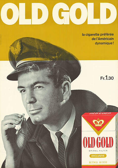 Old Gold, la cigarette préférée de l’Américain dynamique!