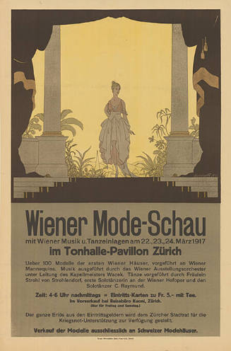 Wiener Mode-Schau, Tonhalle-Pavillon Zürich