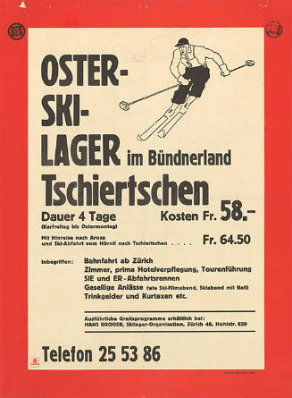 Oster-Ski-Lager im Bündnerland, Tschiertschen