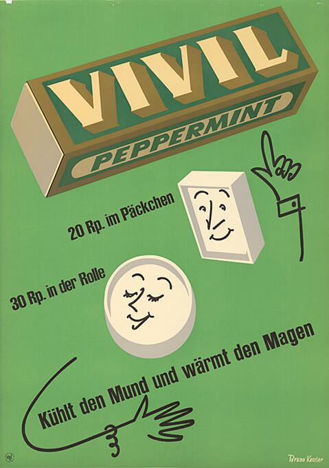 Vivil Peppermint, Kühlt den Mund und wärmt den Magen