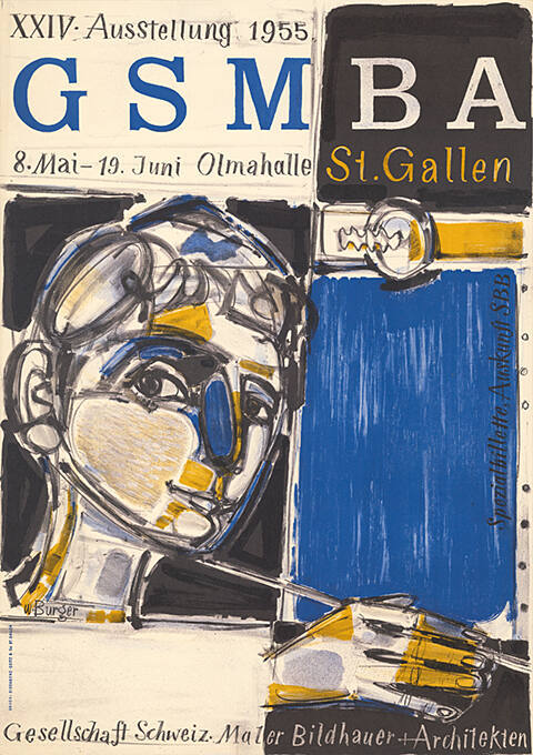 XXIV. Ausstellung 1955, GSMBA, Olmahalle, St. Gallen