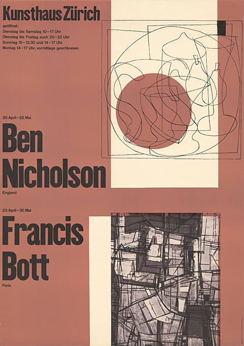 Kunsthaus Zürich, Ben Nicholson, Francis Bott