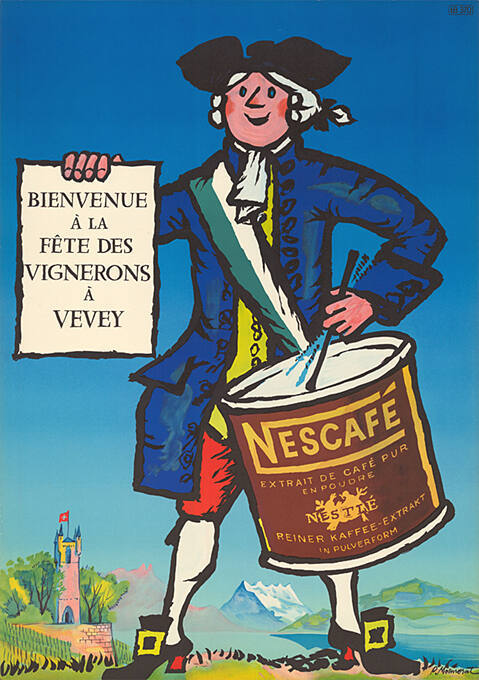 Bienvenue à la Fête des Vignerons à Vevey, Nescafé