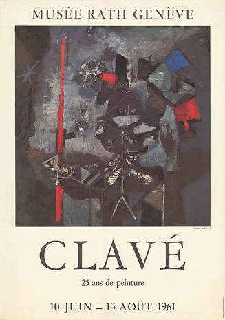 Clavé, 25 ans de peinture, Musée Rath, Genève