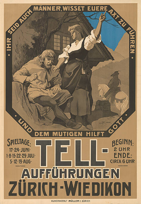 Tell-Aufführungen, Zürich-Wiedikon