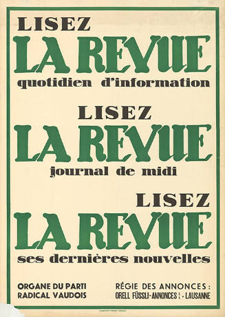 Lisez La Revue