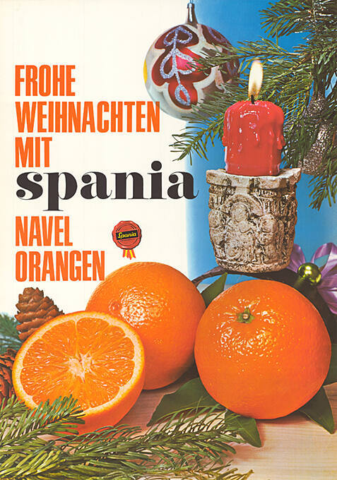 Frohe Weihnachten mit spania, Navel Orangen