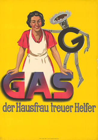 Gas, der Hausfrau treuer Helfer