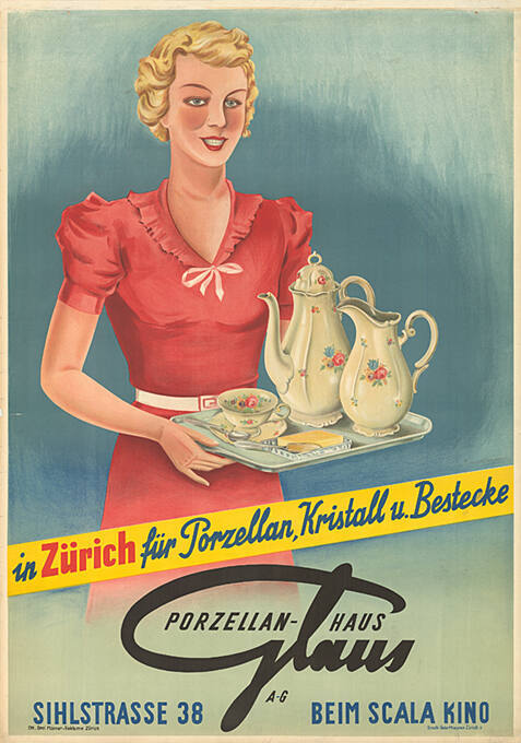 Porzellanhaus Glaus, Zürich
