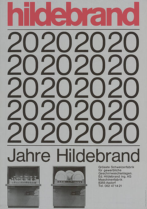 Hildebrand, 20 20 20 […] Jahre Hildebrand