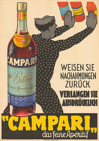 Weisen Sie Nachahmungen zurück, verlangen Sie ausdrücklich “Campari”, das feine Apéritif