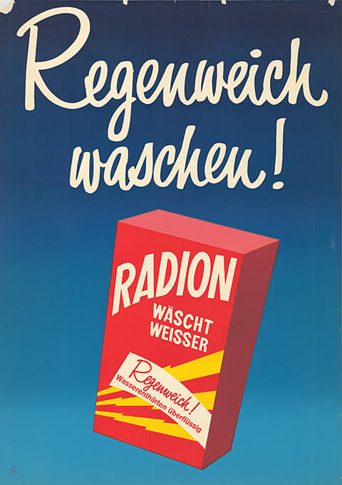 Regenweich waschen! Radion