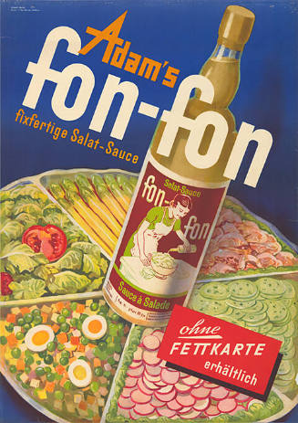 Adam’s fon-fon, fixfertige Salat-Sauce, ohne Fettkarte erhältlich