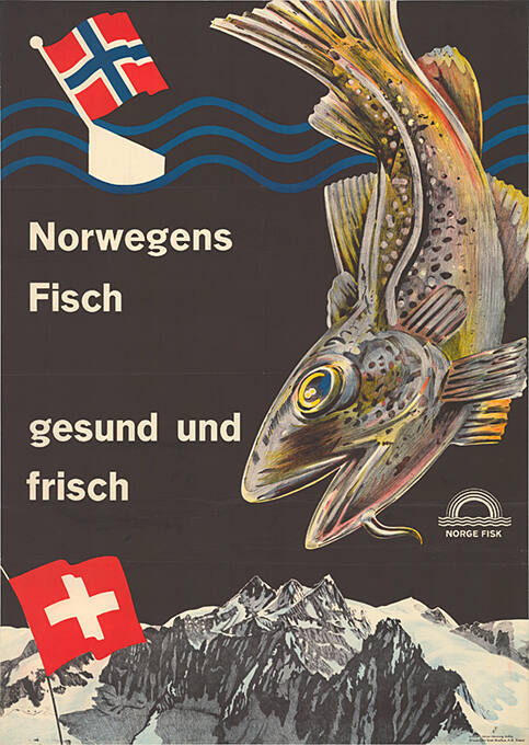 Norwegens Fisch, gesund und frisch, Norge Fisk