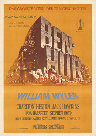 Das grösste Werk der Filmgeschichte, Ben Hur, Regie William Wyler