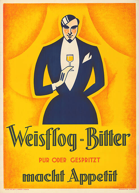 Weisflog-Bitter, Pur oder gespritzt macht Appetit