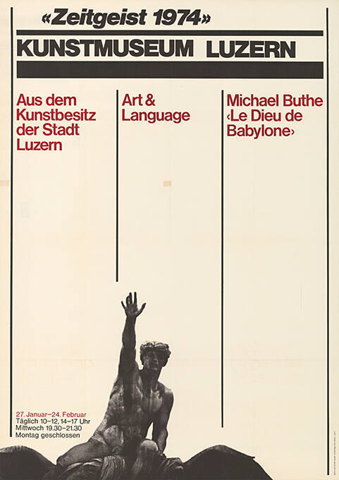 «Zeitgeist 1974», Kunstmuseum Luzern