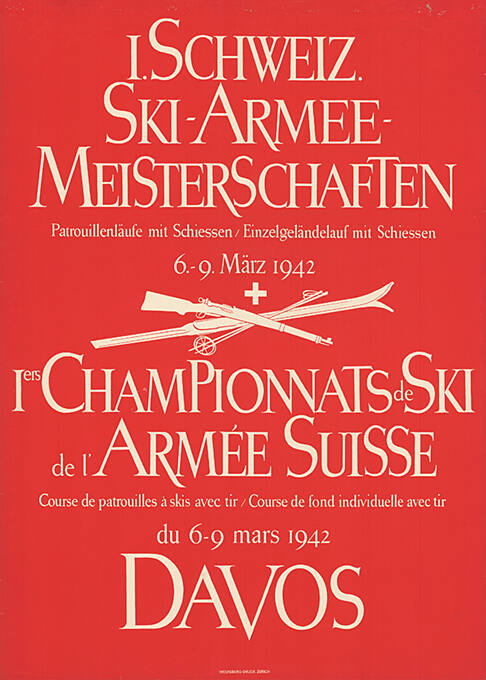 1. Schweiz. Ski-Armee-Meisterschaften, Davos