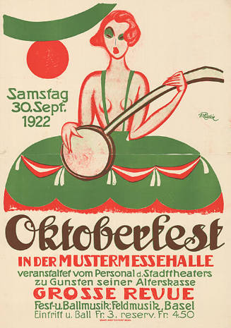 Oktoberfest, in der Mustermessehalle Basel, Grosse Revue