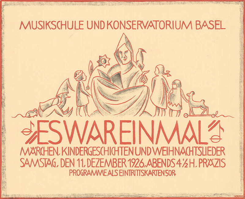 „Es war einmal“, Märchen, Kindergeschichten und Weihnachtslieder, Musikschule und Konservatorium Basel