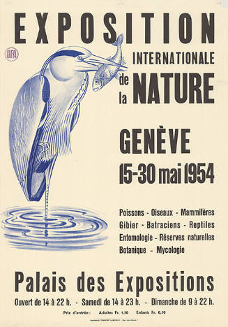 Exposition internationale de la nature, Palais des Expositions, Genève