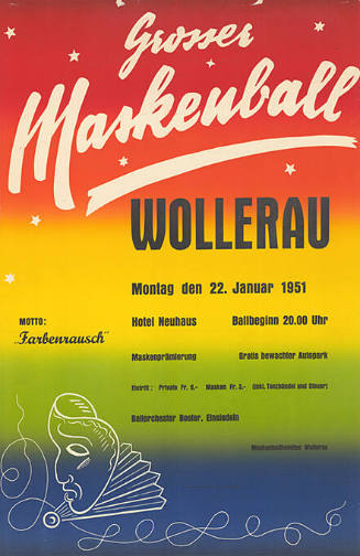 Grosser Maskenball, Hotel Neuhaus, Wollerau