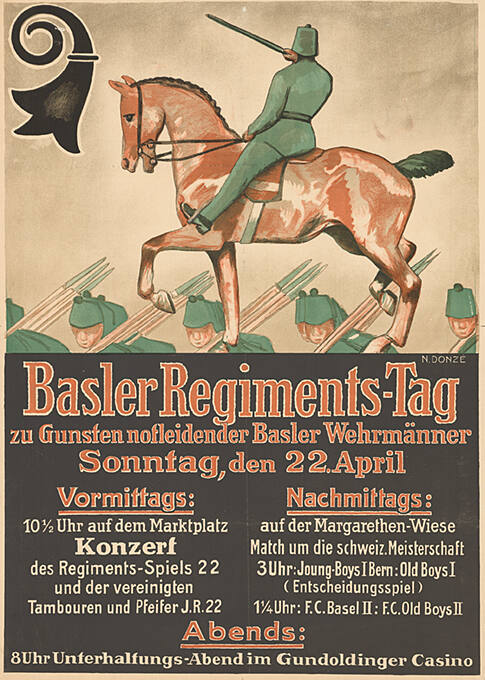 Basler Regiments-Tag zu Gunsten notleidender Basler Wehrmänner