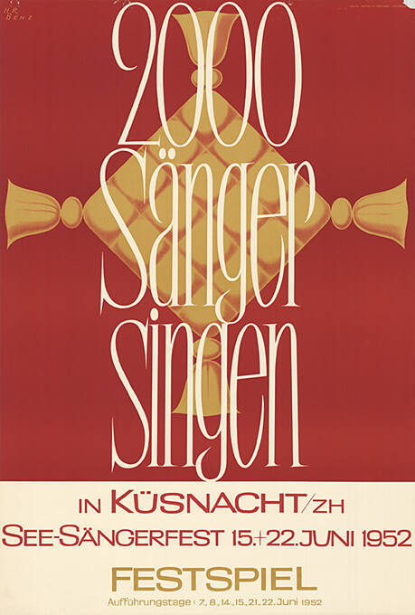 2000 Sänger singen in Küsnacht / ZH, See-Sängerfest, Festspiel