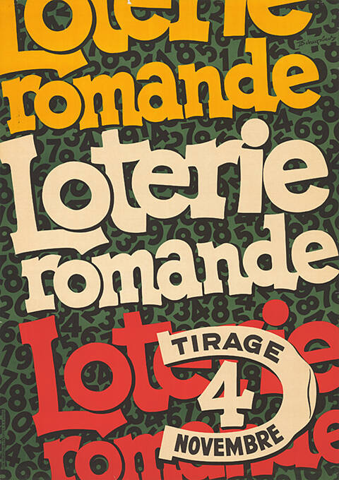 Loterie Romande, Tirage 4 novembre