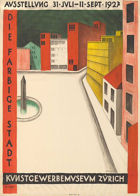 Die farbige Stadt, Ausstellung, Kunstgewerbemuseum Zürich