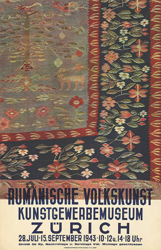 Rumänische Volkskunst, Kunstgewerbemuseum Zürich