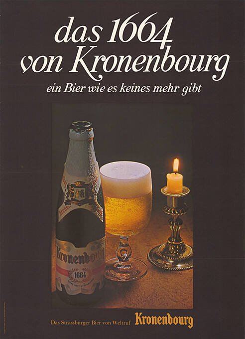 Das 1664 von Kronenbourg, ein Bier wie es keines mehr gibt