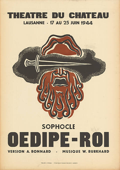 Oedipe-Roi, Théâtre du Château, Lausanne