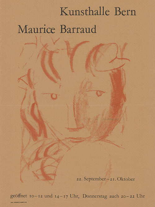 Maurice Barraud, Kunsthalle Bern