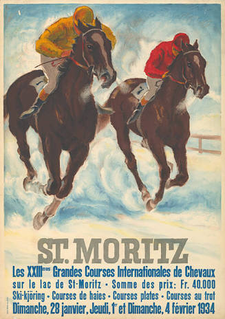 St. Moritz, XXIIImes Grandes Courses Internationales de Chevaux