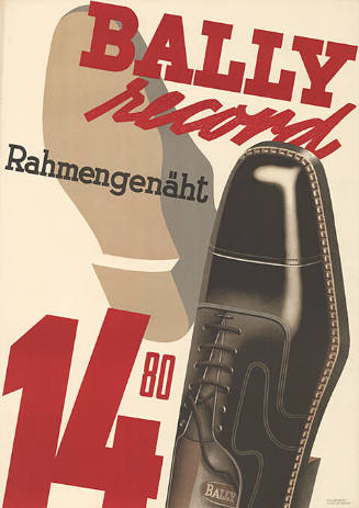 Bally record, Rahmengenäht