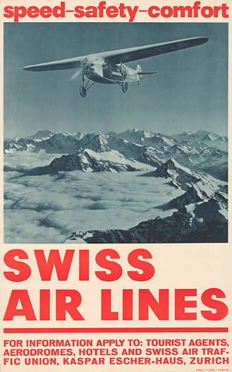 speed-safety-comfort, Swiss Air Lines