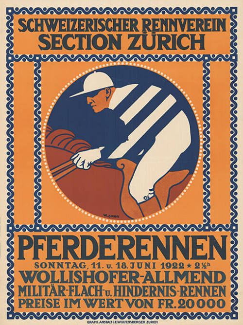 Schweizerischer Rennverein, Section Zürich, Pferderennen, Wollishofer-Allmend