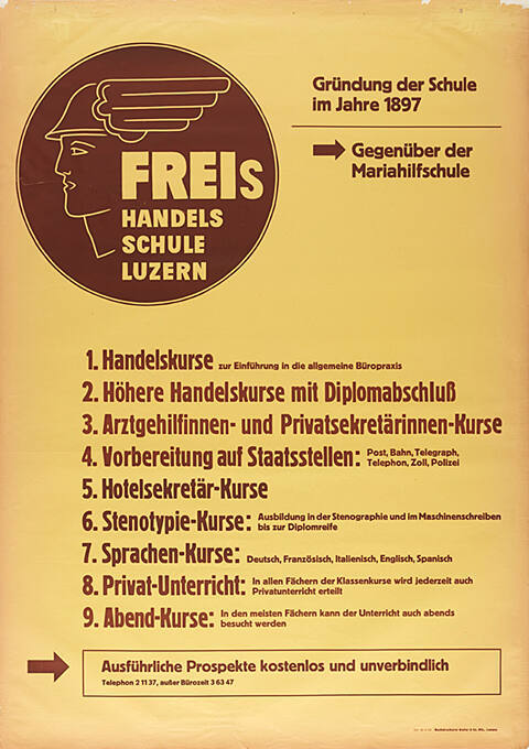 Frei’s Handelsschule, Luzern