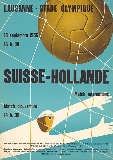 Suisse – Hollande, Match internations, Lausanne – Stade Olympique