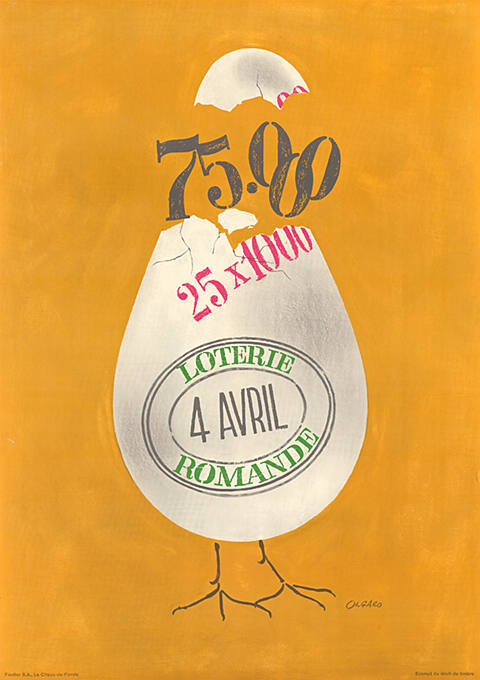 75.000, 25 × 1000, 4 avril, Loterie Romande