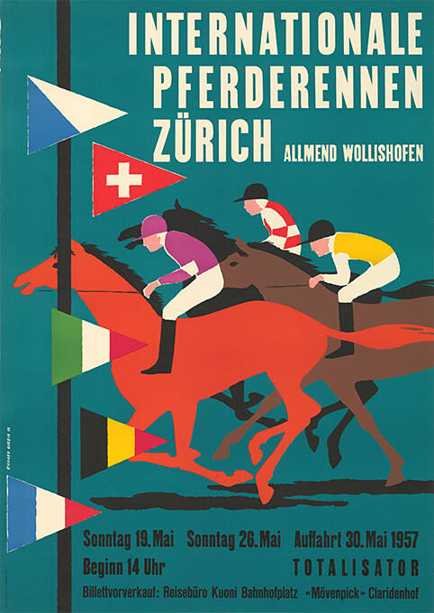 Internationale Pferderennen Zürich, Allmend Wollishofen