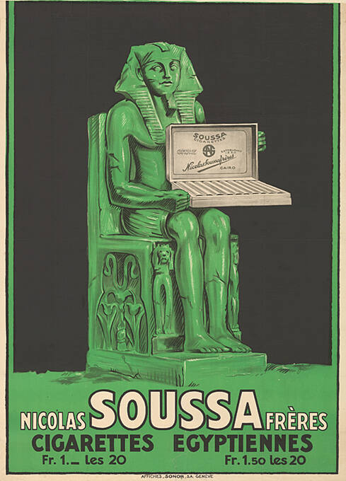 Nicolas Soussa frères, Cigarettes egyptiennes