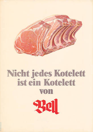 Nicht jedes Kotelett ist ein Kotelett von Bell