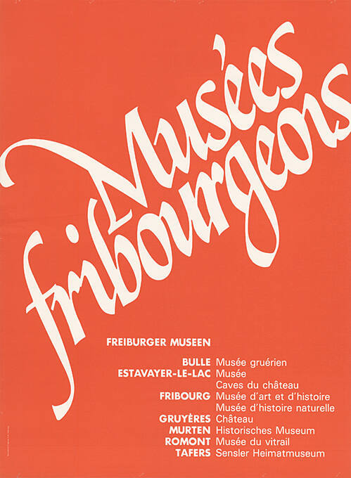 Musées fribourgeois