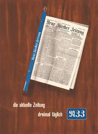 Neue Zürcher Zeitung, die aktuelle Zeitung dreimal täglich, NZZ