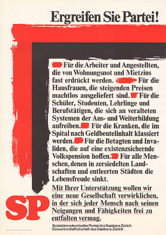 Ergreifen Sie Partei! […], SP
