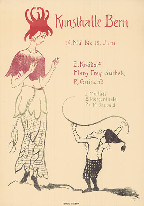 E. Kreidolf, Marg. Frey-Surbek, R. Guinand, Kunsthalle Bern
