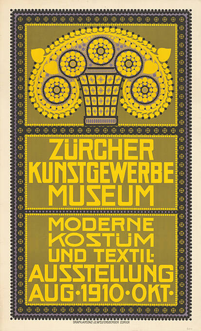 Moderne Kostüm und Textil-Ausstellung, Zürcher Kunstgewerbemuseum