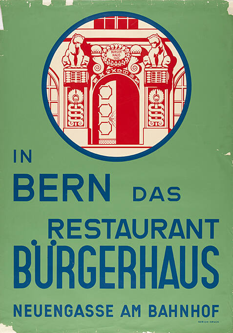 Restaurant Bürgerhaus, Bern